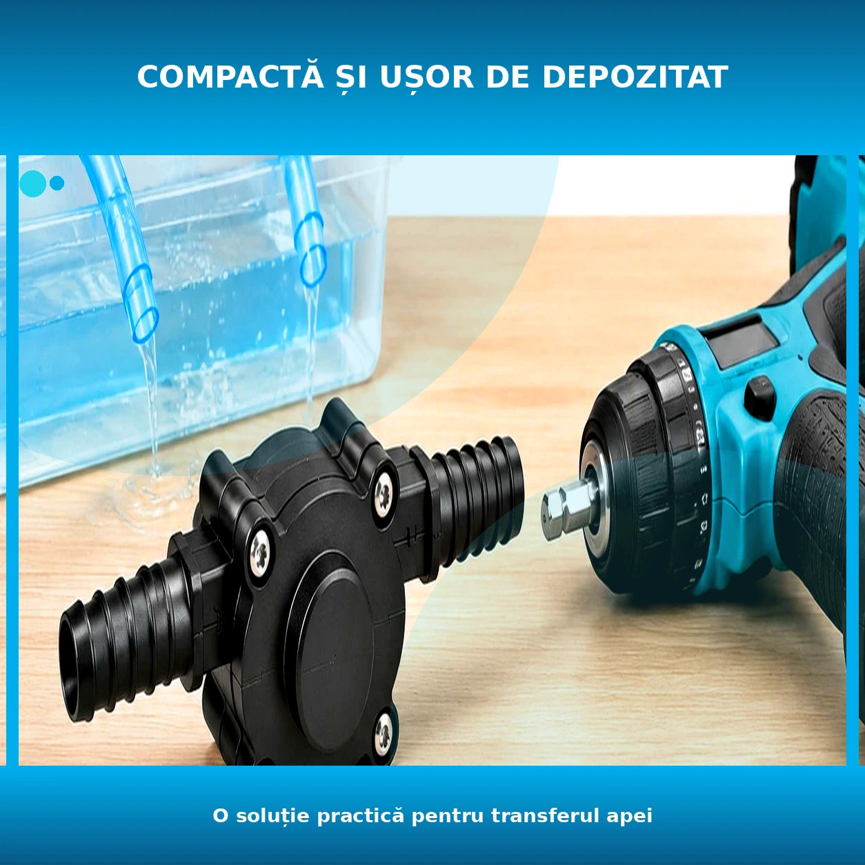 Compact la depozitare, practic la transfer