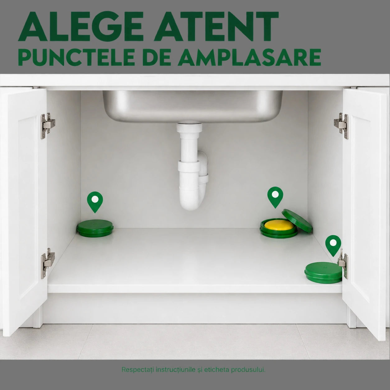 Alege atent locurile în care le așezi