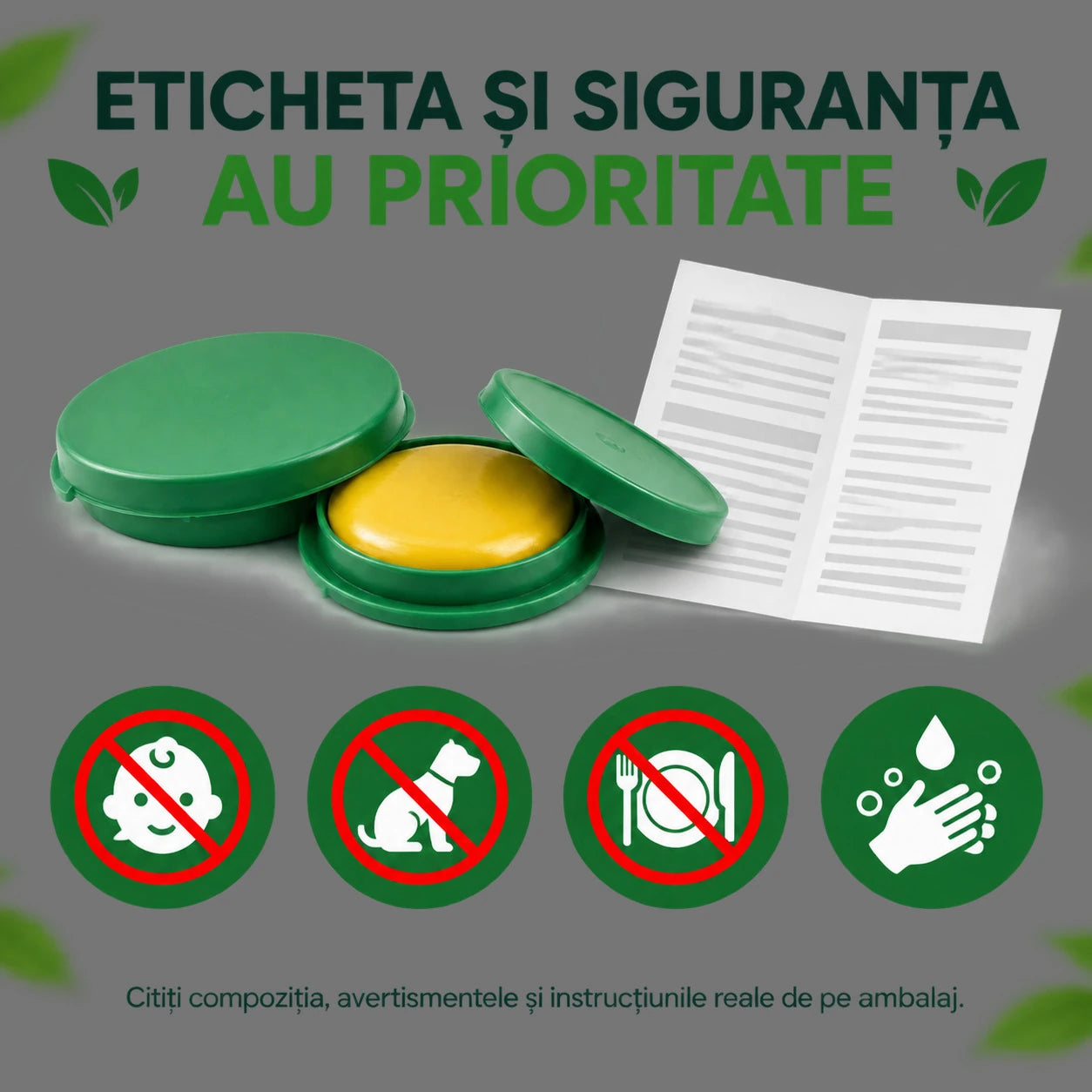 Eticheta și siguranța au prioritate
