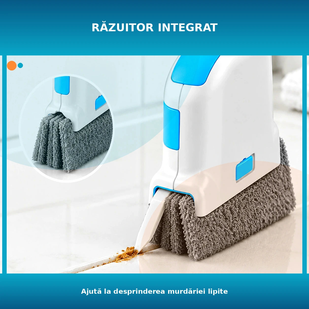 Răzuitorul integrat completează curățarea
